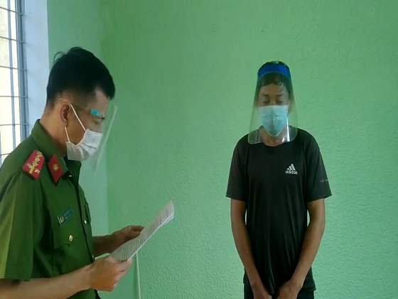 Đối tượng Huỳnh Đắc Cường. Ảnh: CA