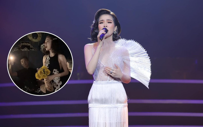 Lệ Quyên khoe giọng hát live ấn tượng, bất chấp 'sự cố' mất điện: Netizen khen ngợi không ngớt Ảnh 2