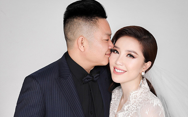 Bảo Thy và ông xã.