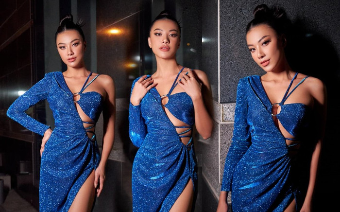 Top 16 Miss Universe - Kim Duyên hút hồn thiên hạ với váy sequin cắt xẻ táo bạo Ảnh 2