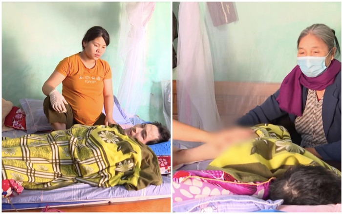 Người đàn ông bại liệt, mẹ bệnh tim và nỗi đau tột cùng của người vợ sắp sinh Ảnh 2