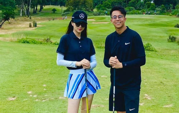 Hương Giang âm thầm phản bác lại chỉ trích 'học đòi' chơi golf bằng việc này đây! Ảnh 2