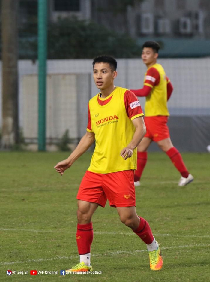 Hùng Dũng được chỉ định làm thủ quân thay Quế Ngọc Hải. Ảnh: VFF