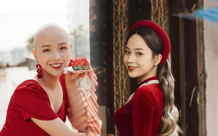 Hoa khôi truyền cảm hứng Ngoại Thương từng chiến đấu ung thư gây xúc động khi dự thi hoa hậu Ảnh 2