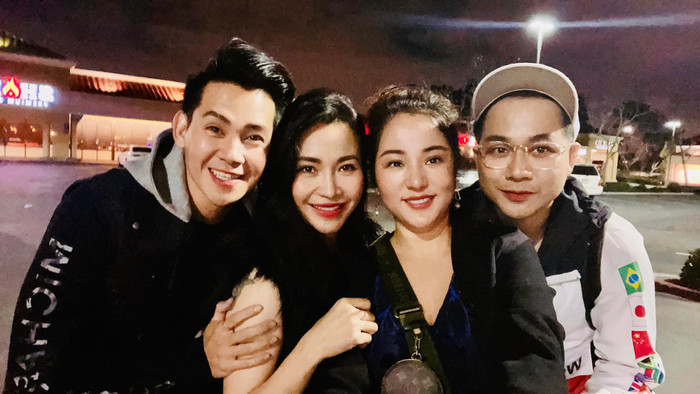 Phùng Ngọc Huy - Đan Kim - Thúy Nga - Quách Tuấn Du cùng xuất hiện trong một khung ảnh 