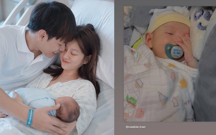 JayKii và Mai Anh lần đầu hé lộ diện mạo con đầu lòng, thừa hưởng điều này từ bố mẹ Ảnh 2