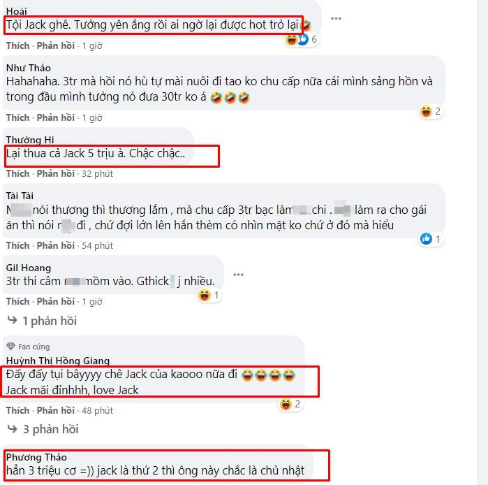 Jack bỗng được réo tên vào ồn ào