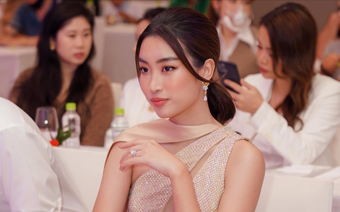 Khoảnh khắc 'bị chụp lén' vẫn xinh như mộng của Đỗ Mỹ Linh, fan nhan sắc thả tim không ngớt Ảnh 2