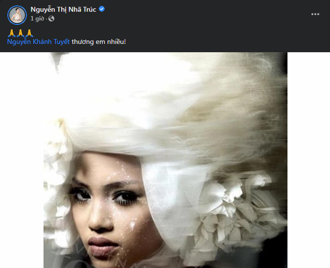 Người mẫu Nhã Trúc gửi lời vĩnh biệt Nguyễn Thị Tuyết.