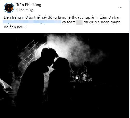Phi Hùng tiết lộ chỉ là mẫu ảnh chụp chung nhưng vẫn nhận về không ít ý kiến trái chiều