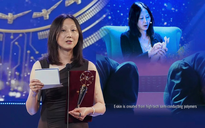 Giáo sư người Mỹ gốc Hoa chia sẻ hành trình nghiên cứu về da điện tử Ảnh 2
