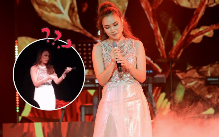 Đang hát mà micro quá vướng víu, Mỹ Tâm liền có cách xử lý 'đi thẳng xuống lòng đất' Ảnh 2