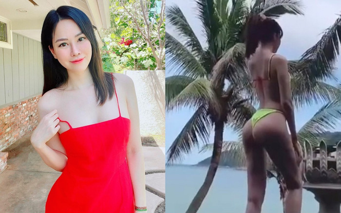 Con dâu tỷ phú Hoàng Kiều mặc bikini, khoe đường cong hoàn hảo Ảnh 2