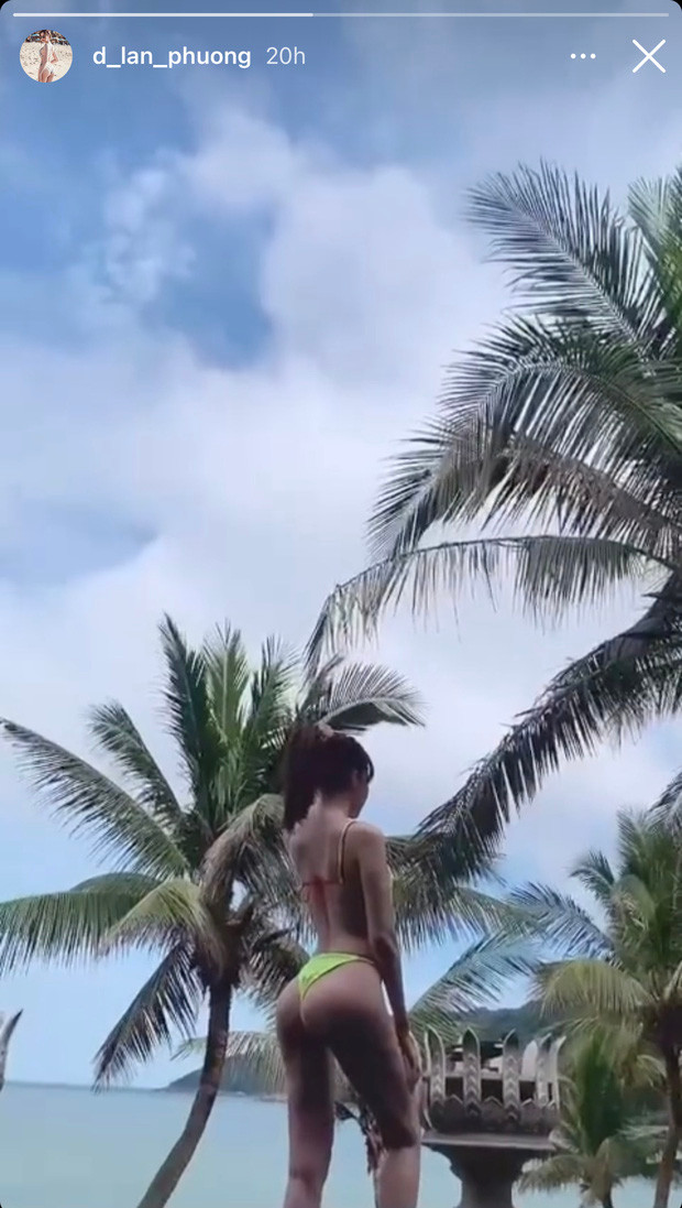 Khoảnh khắc 'mlem mlem' của mẹ hai con Lan Phương