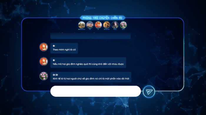 Các người chơi được đưa vào nhóm chat