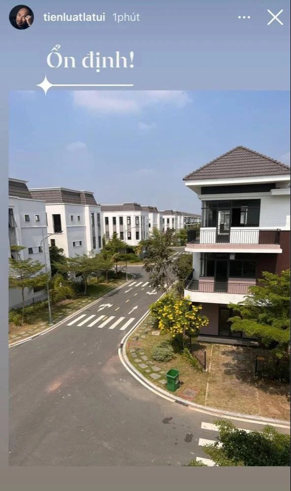 Tiến Luật khoe phong cảnh khu căn biệt thự.
