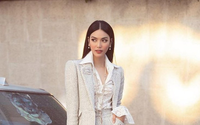 Lan Khuê diện vest cực ngầu, từ sắc vóc đến thần thái đều ra dáng 'phu nhân hào môn' Ảnh 2