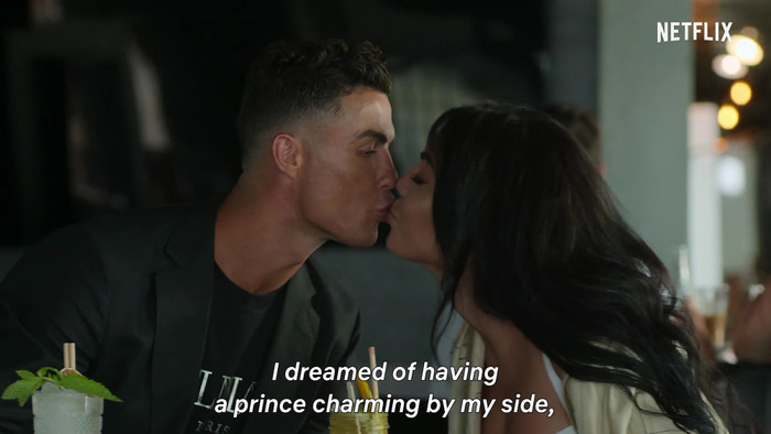 Bạn gái Ronaldo trong bộ phim tài liệu trên Netflix.