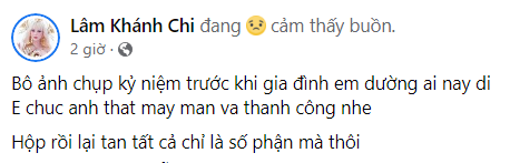 Sau gần 2 tháng chia tay, Lâm Khánh Chi bất ngờ đăng ảnh chồng cũ, nói lời 'ruột gan' Ảnh 1