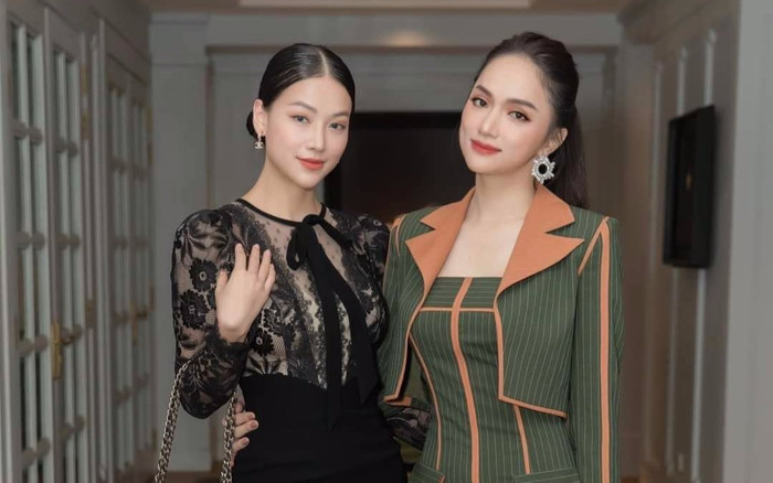 Phương Khánh - Hương Giang đọ sắc nhưng chiều cao của 2 nàng hậu lại làm fan thắc mắc Ảnh 2