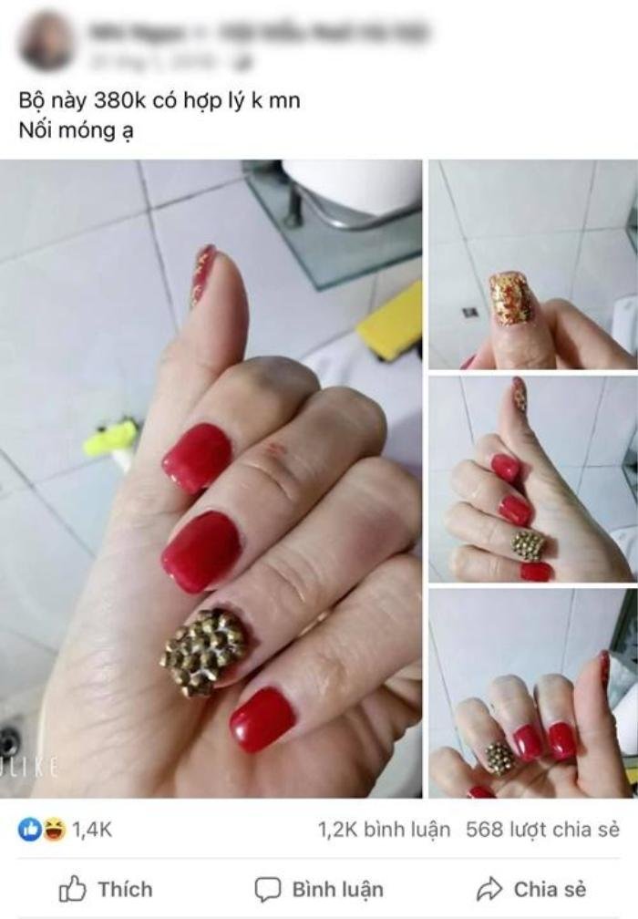 Chi cả nửa triệu đi làm nail đón Tết nhưng kết quả nhận được lại khiến chủ nhân 'té ngửa' Ảnh 9