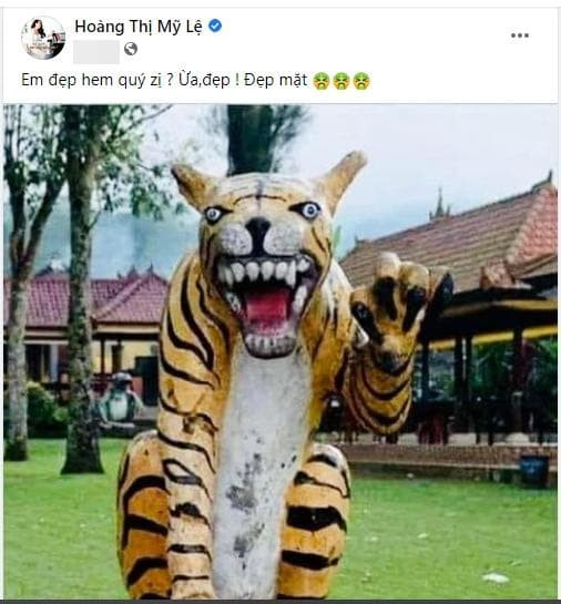 Bài đăng gần đây nhất của ca sĩ Mỹ Lệ trên trang cá nhân