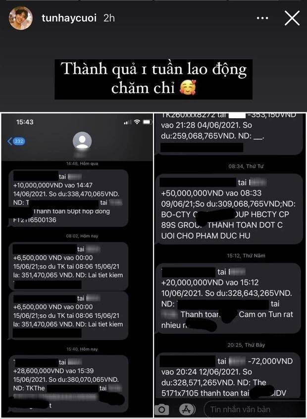 Tun Phạm hé lộ thu nhập của mình