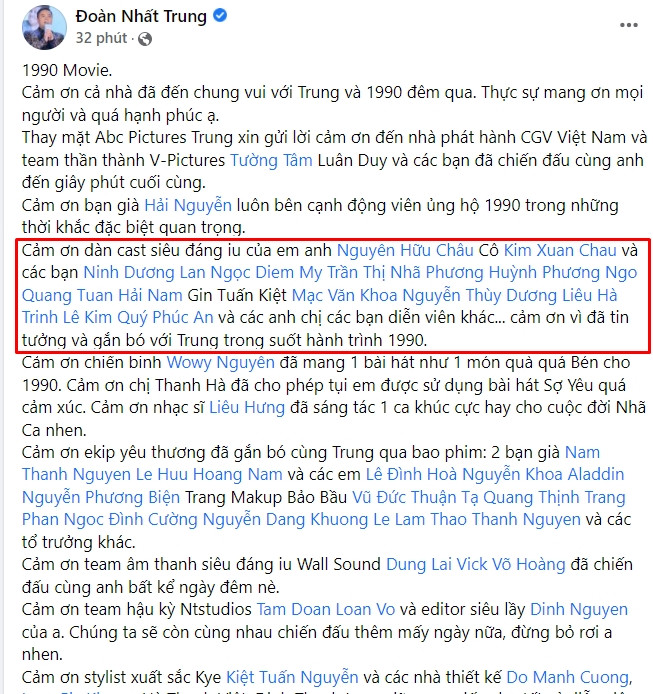 Đạo diễn '1990' lần đầu nhắc tên Nhã Phương sau ồn ào tố diễn viên mắc bệnh ngôi sao Ảnh 2