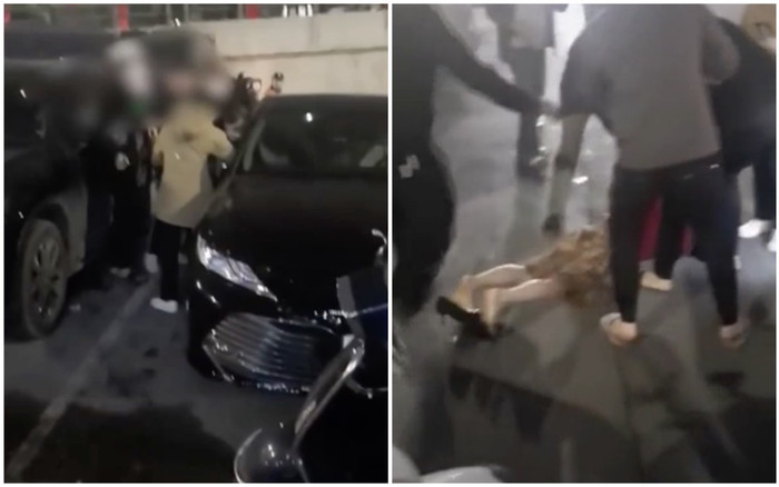 Xôn xao đánh ghen dã man trên phố ngày cận Tết, anh rể lấy ô tô của em vợ chở 'trà xanh' đi khách sạn? Ảnh 2