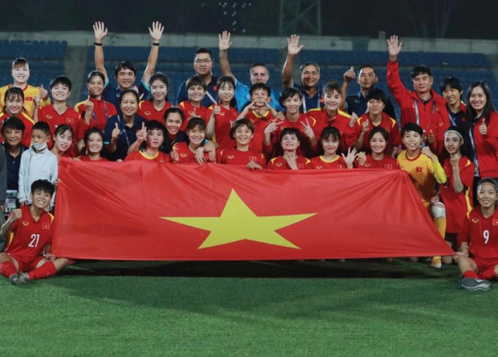 Tuyển nữ Việt Nam xuất sắc giành vé vào tứ kết Asian Cup nữ 2022.