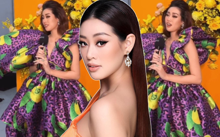 Hoa hậu Khánh Vân lên đồ 'lồng lộn' ngẫu hứng hát karaoke nhạc Xuân, nhưng giọng hát có gì đó sai lắm Ảnh 2