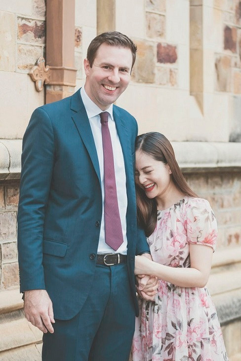 Lan Phương chỉ ấn tượng với David Duffy bởi chiều cao 2m, tính cách hòa đồng, thân thiện.