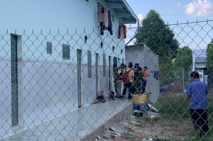 Dãy trọ xảy ra vụ việc. Ảnh: PLO