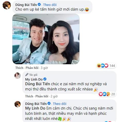 Đỗ Mỹ Linh, Bùi Tiến Dũng bất ngờ tương tác thân thiết sau 4 năm vướng tin đồn hẹn hò Ảnh 4