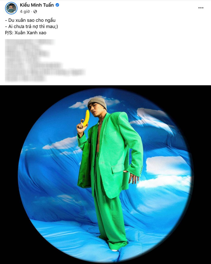 Kiều Minh Tuấn thoải mái đăng ảnh mới khi tin đồn đã có người mới sau khi chia tay Cát Phượng nổ ra trên mạng xã hội.