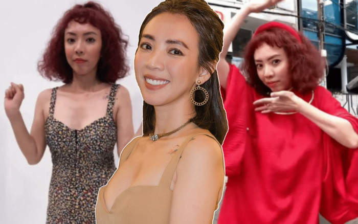 Thu Trang lên đồ 'biến hình' đón Tết đầy ấn tượng: Nhan sắc trẻ trung, mái tóc xù chiếm trọn spotlight Ảnh 2