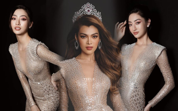 Lương Thùy Linh, Trân Đài 'chốt sổ' cuối năm với màn đụng hàng giữa những Hoa hậu, ai hơn ai? Ảnh 2