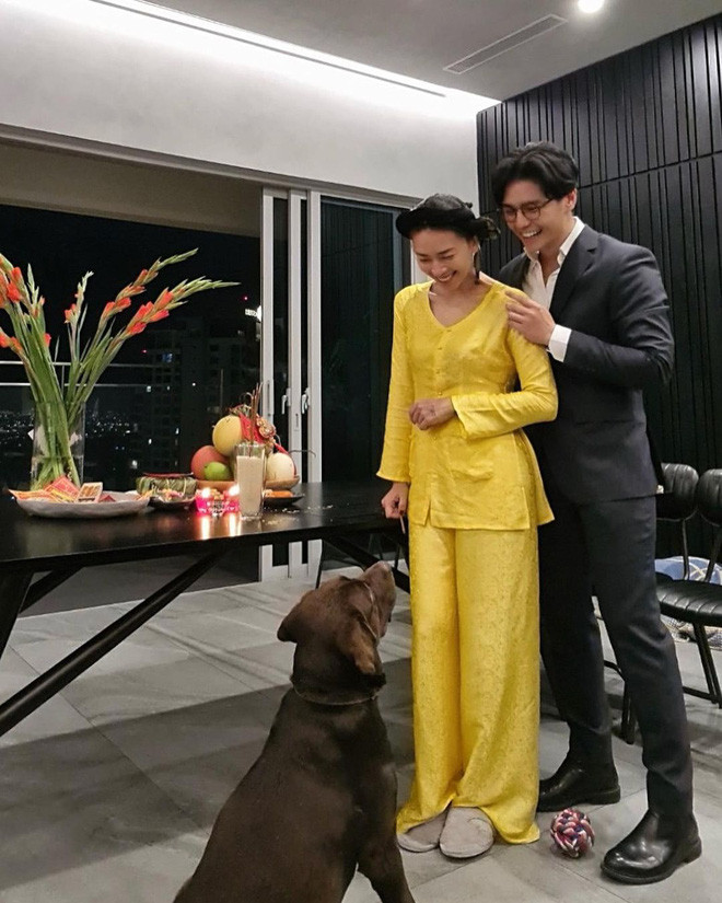 Cả hai có khoảnh khắc vô cùng ngọt ngào trong những ngày đầu năm. 