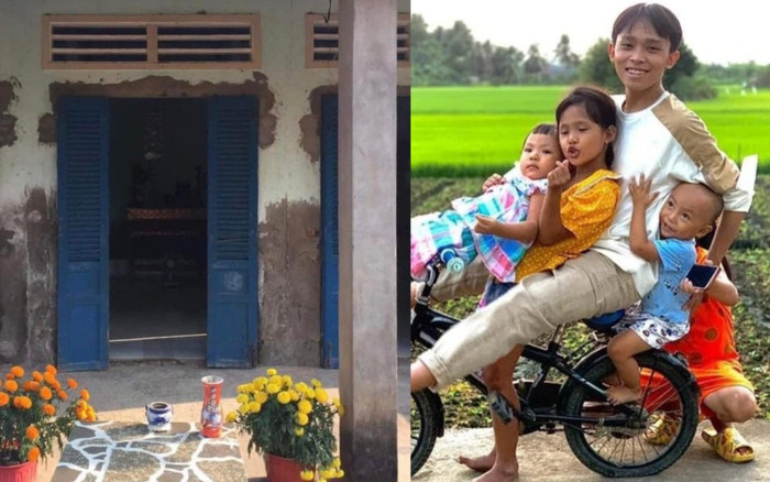 Hồ Văn Cường ăn Tết ở quê: Fan chạnh lòng vì ngôi nhà đã quá cũ, tường gạch bong tróc lổm chổm Ảnh 2