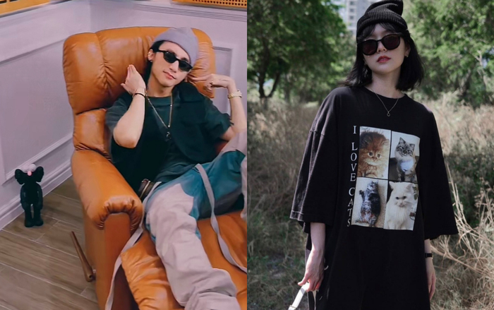 Chiếc mũ cả hai diện có kiểu dáng giống nhau, chỉ khác màu sắc