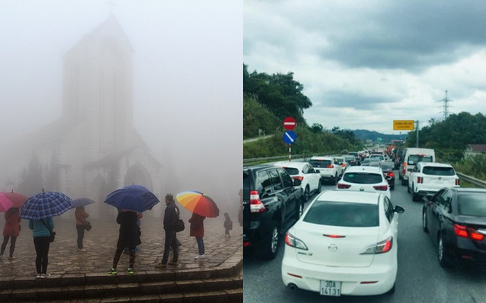 Hàng vạn người đổ về du xuân, Sapa 'cháy' phòng nghỉ, đâu đâu cũng đông nghẹt Ảnh 2