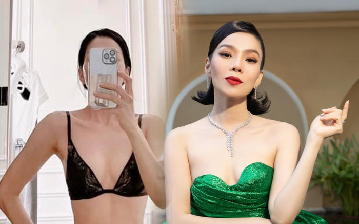 Bị soi bụng mỡ, Lệ Quyên làm ngay quả ảnh chỉ mặc mỗi đồ lót khoe body siêu đỉnh của mình Ảnh 2