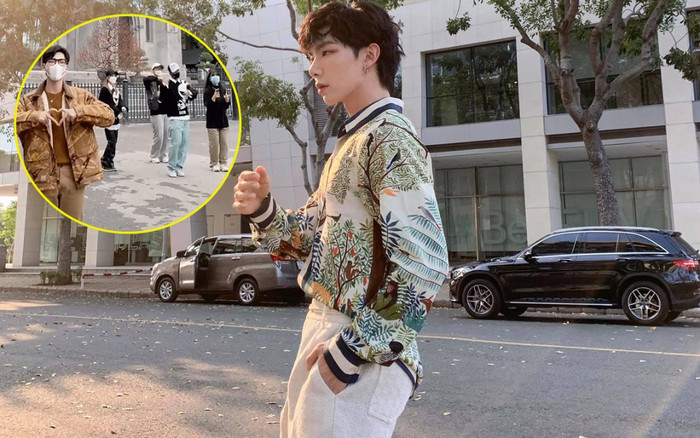 Đang đi trên đường thì bắt gặp một nhóm người dance cover ca khúc của mình, Erik có hành động gây chú ý Ảnh 2