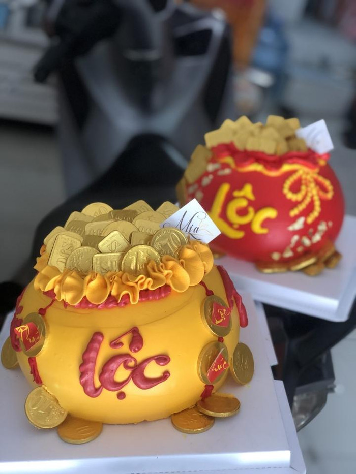 Nhiều tiệm bánh đang cháy hàng mẫu bánh kem này. 