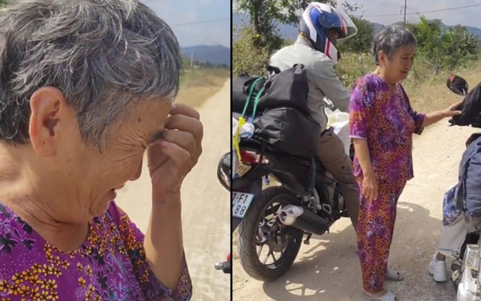 Clip mẹ sụt sùi khóc tiễn con lên thành phố sau kỳ nghỉ Tết thu hút nửa triệu người xem Ảnh 2