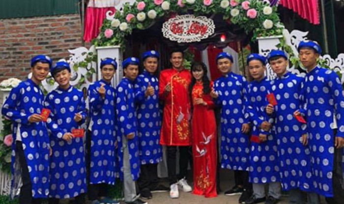 Hoàng Quỳnh và Ngọc Thắng làm đám cưới vào cuối năm 2018.