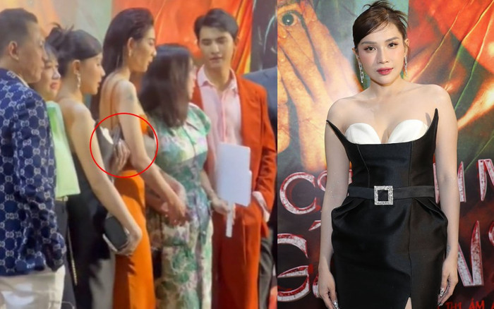 Khả Như nói gì về thái độ khó chịu, lấy tay hất đồ của đồng nghiệp tại họp báo đang gây tranh cãi? Ảnh 2