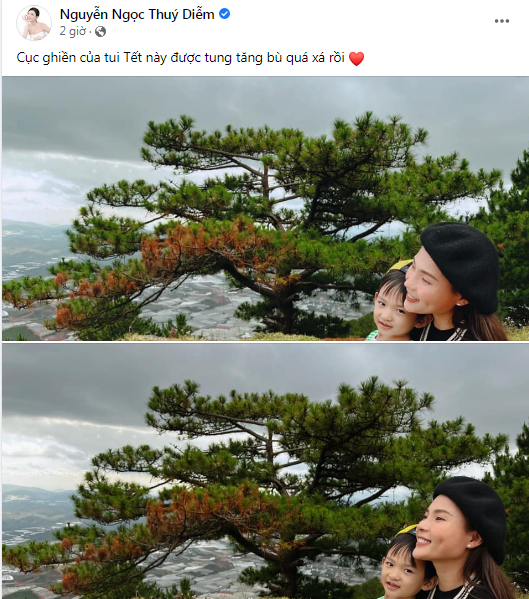 Chia sẻ của Thúy Diễm.