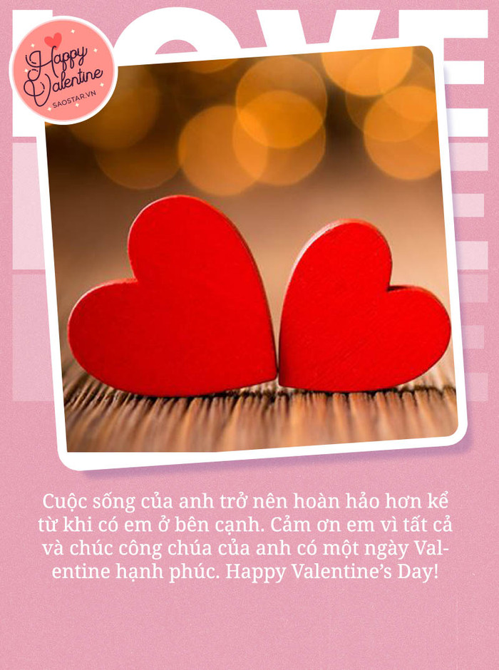 Những câu chúc Valentine ngọt ngào gửi đến 'nửa kia' Ảnh 3
