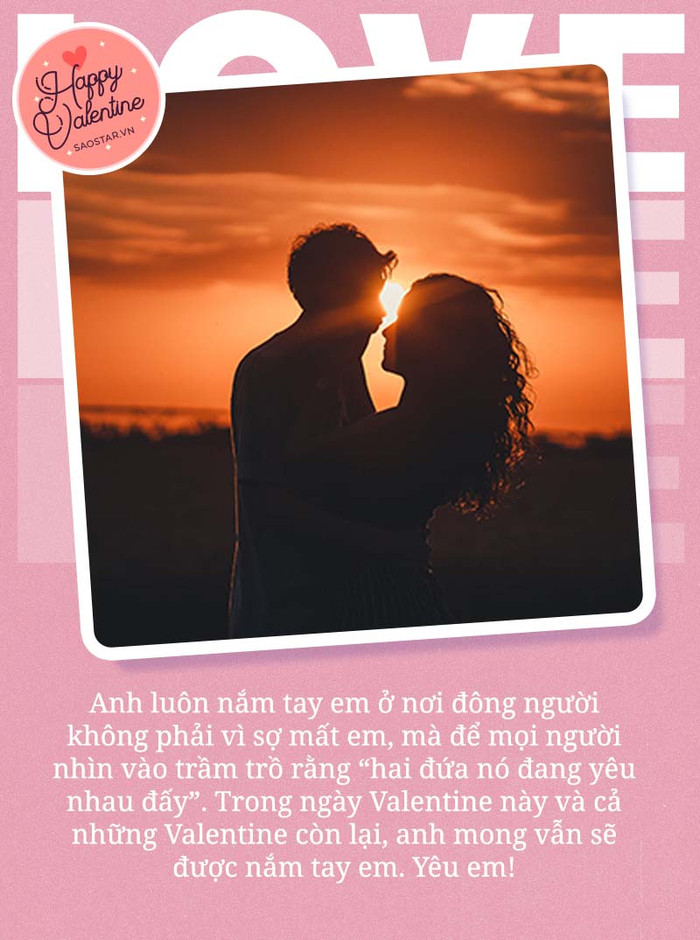 Những câu chúc Valentine ngọt ngào gửi đến 'nửa kia' Ảnh 11